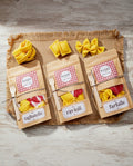 Lote de 3 bolsitas de pasta de fieltro para juego simbólico